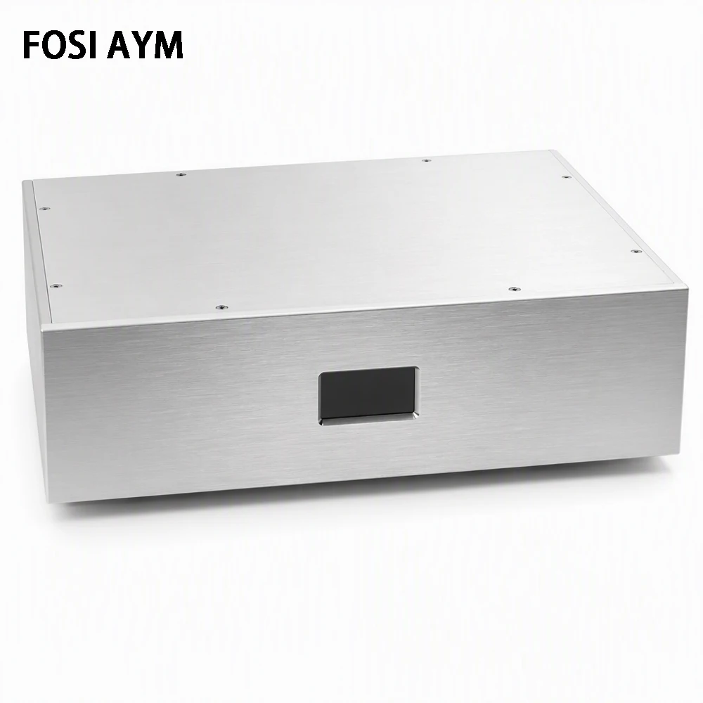 430x130x324mm FOSI AYM  Full Aluminum HiFi Power Filter US Outlet Power Amplifier Preamp DIY Audio Chassis Case