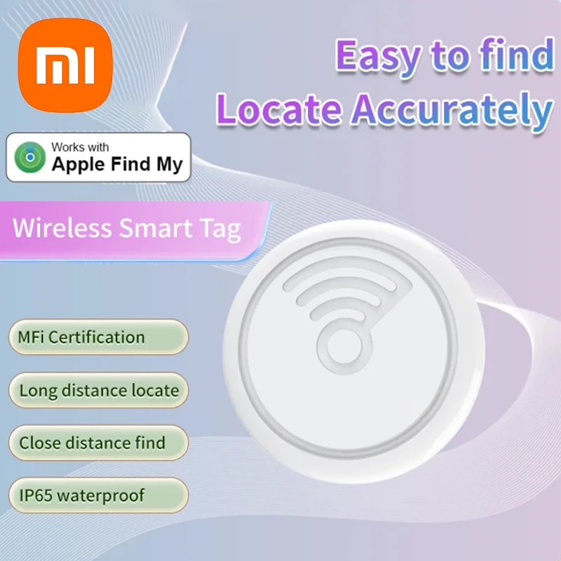 Xiaomi Smart Tag Colorful Round Anti-lost Finder For IOS Only With Find My App For Child Pet Car Luggage Suitcase Lost Tracker