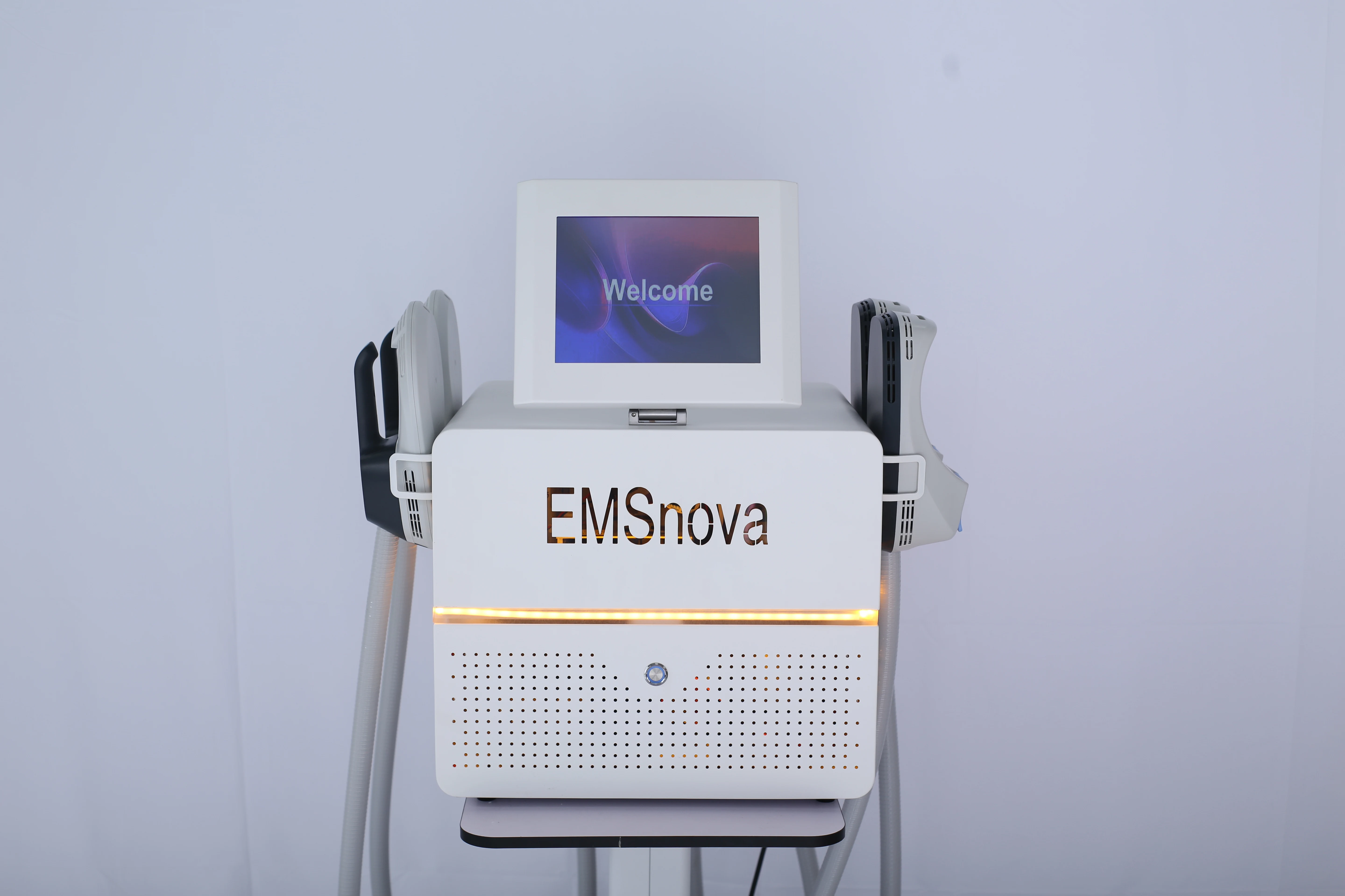 Mecavie HIEMT Body Sculpt Machine 6500W 4 Handles Muscle Building Fat Burning Non Invasive Body Contouring Butt Lifting For Salo