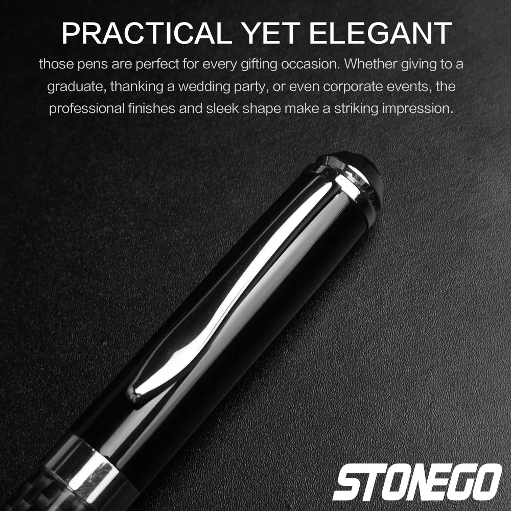 STONEGO Classic Conference Ballpoint Pen for Men Women, School, Office, Business Stationery