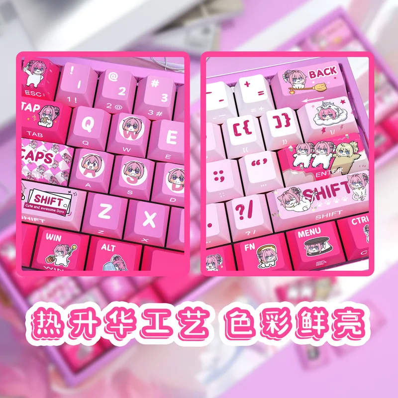 Klawisz mechaniczny do klawiatury z motywem Doro, anime, Cherry PBT, personalizowany, uroczy, akcesorium do klawiatury gamingowej PC, prezent z kreskówki, przedmiot kolekcjonerski — zdjęcie produktu 5
