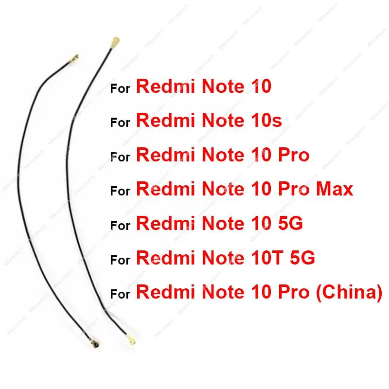 Signal Antenna Flex Cable For Xiaomi Redmi Note 10 10 Pro Max 10S 10T 4G 5G Signal Wifi Connector Flex Ribbon Parts