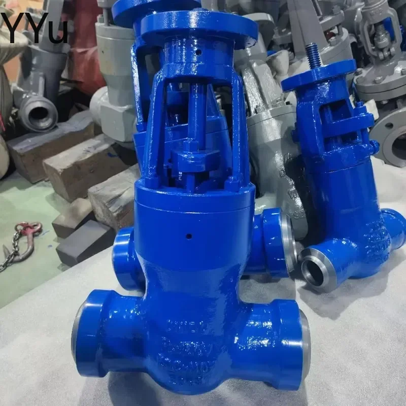 DN100 PN100 Manual High Temperature Pressure Alloy Steel Socket Weld Hard Seal Power Station Gate Valve