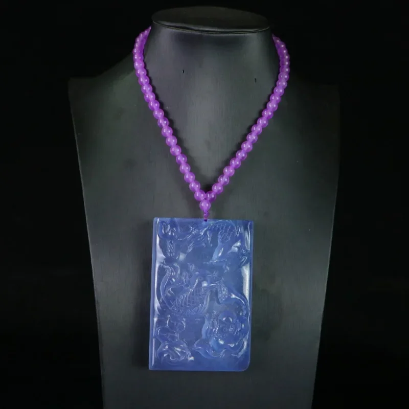 

Classic Natural Quartzite Pendant, Fashionable Fish Lotus Brand Pendant
