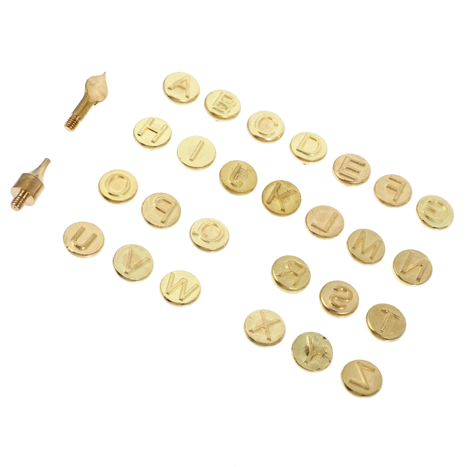 

1 Set 26 Letters Copper Burning Tip Pyrography Tool For Wood Paper Gourd Carving Crafting Woodworking Soldering Iron