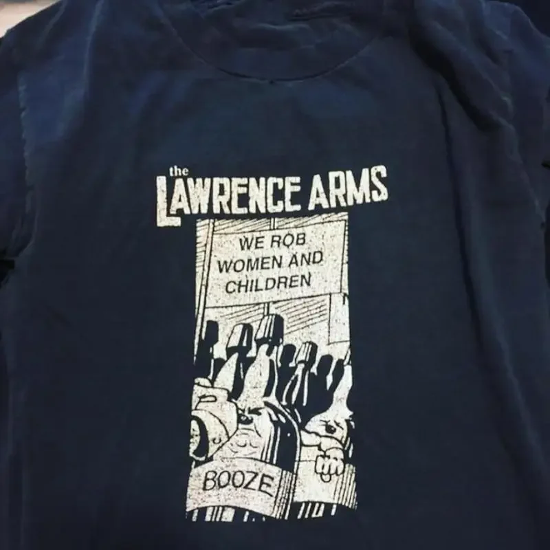 The Lawrence Arms 25th Anniversary Black T Shirt OM214