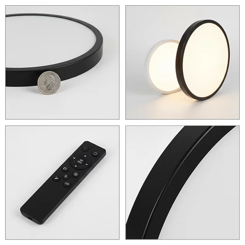Ultra-Thin 24-36W LED Ceiling Light Modern Bedroom Pendant Lamp for Room Balcony Corridor Aisle Indoor Fixtures AC 110-220V