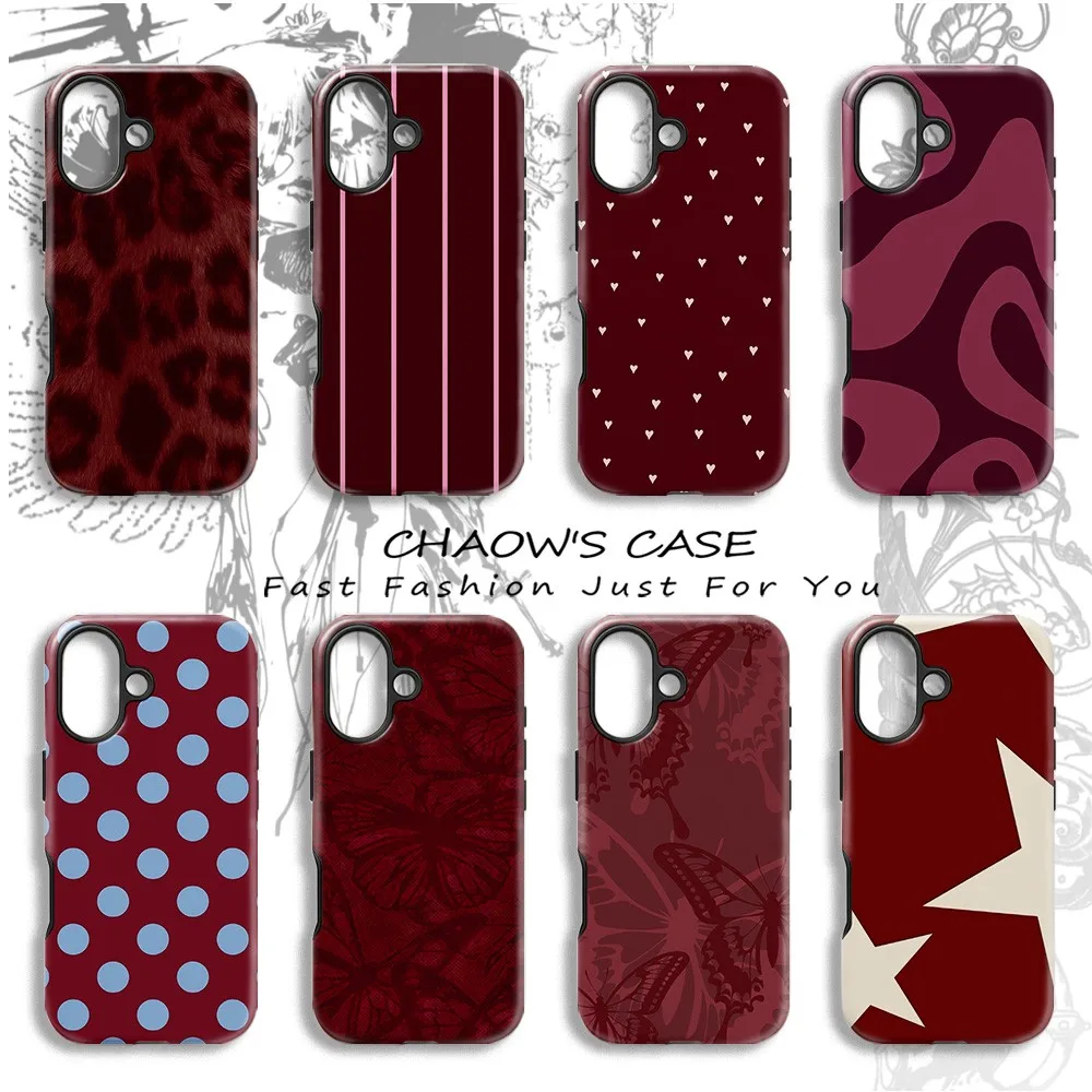 Dark Stripes Phone Case for Samsung Galaxy S20 S23 S24 S25 S26 FE Plus Ultra Edge 4G 5G Luxury Double-layer Cover