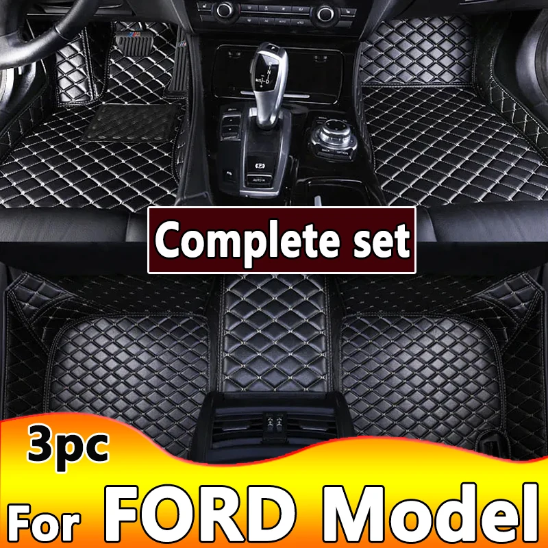 Car Floor Mats For FORD GT500 Shelby Territory Ranger Galaxy Kuga Escort Bronco Sport Bronco Transit Connect Car Accessories