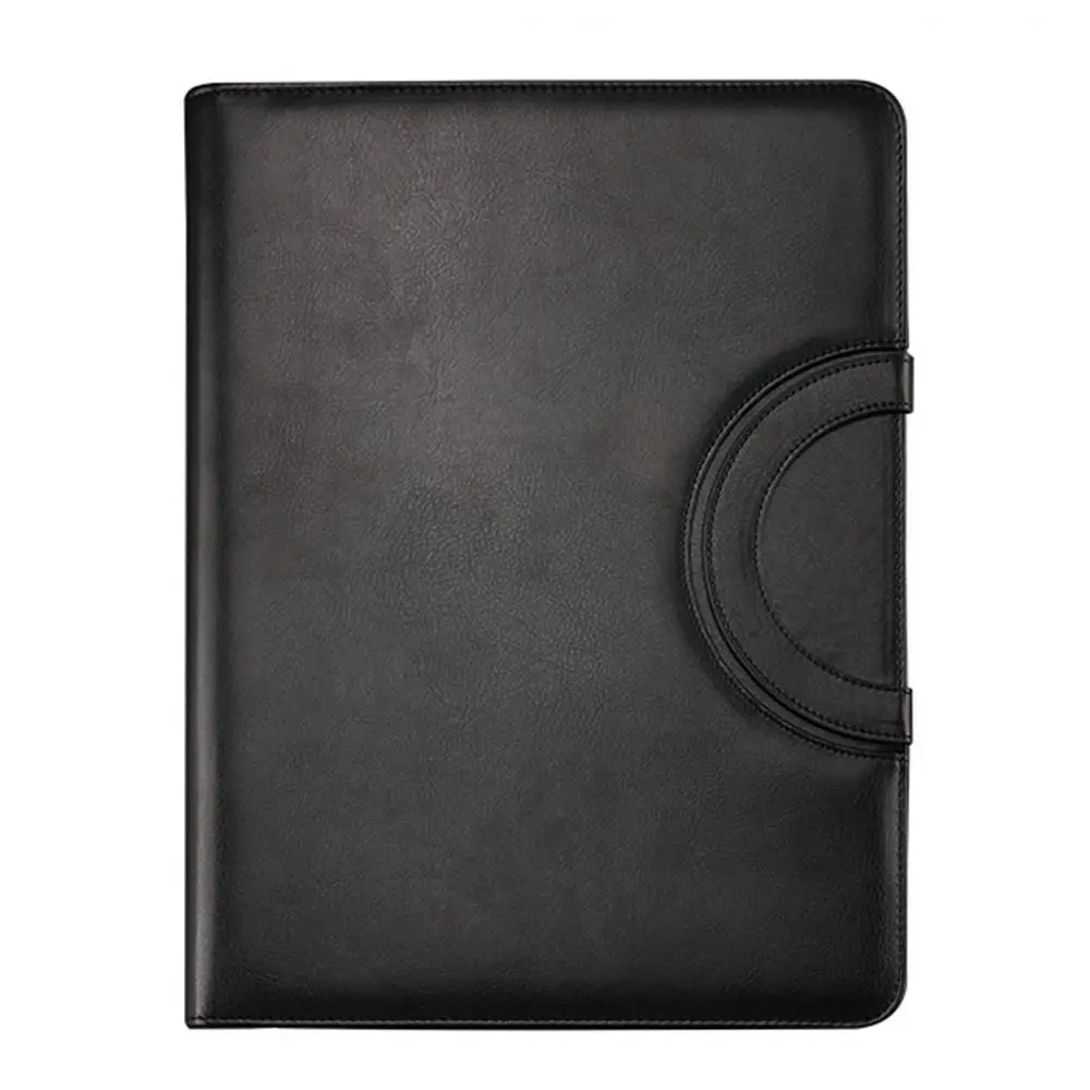 PU Leather A4 Clipboard Folder Stationery Multifunctional Contract File Folders with a4 Notepad Portable Document Organizer
