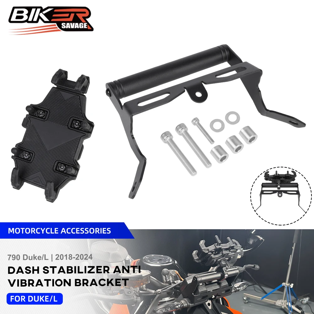 

Dash Stabilizer Anti Vibration Bracket For 790 Duke/L 2018-2024 Motorcycle Phone GPS Navigation Bracket Mobile Phone Holder