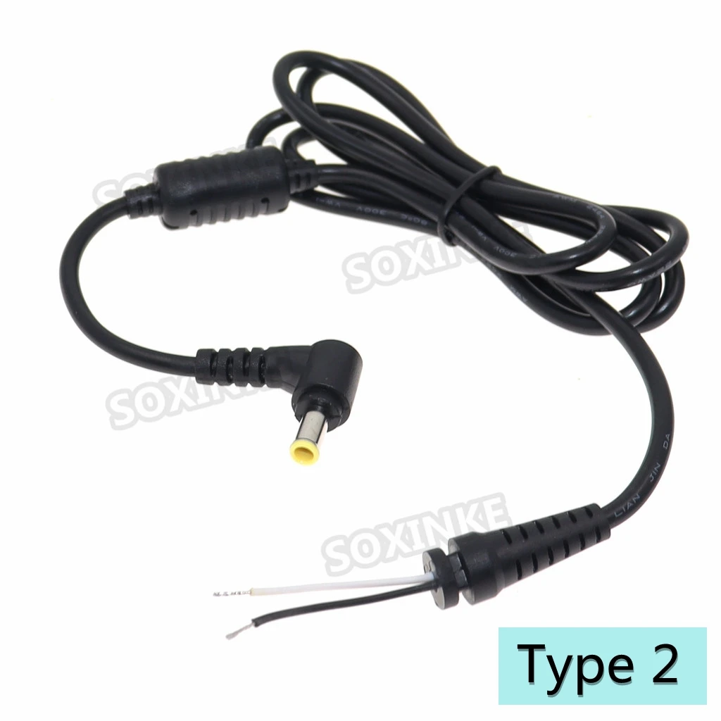 DC 5.5x3.0mm 5.5*3.0mm Laptop Notebook Power Supply Cable Dc Jack Tip Plug Connector Cord for Samsung Power Adapter Charger 1.2m