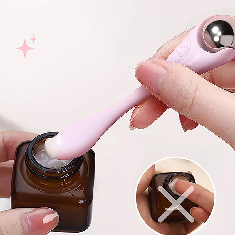 1Pcs Roller Eye Massage Stick Dual Head Dual-use Eye Massage Eyes Care Stick Cream Applicators Essence Introduction Stick Tool