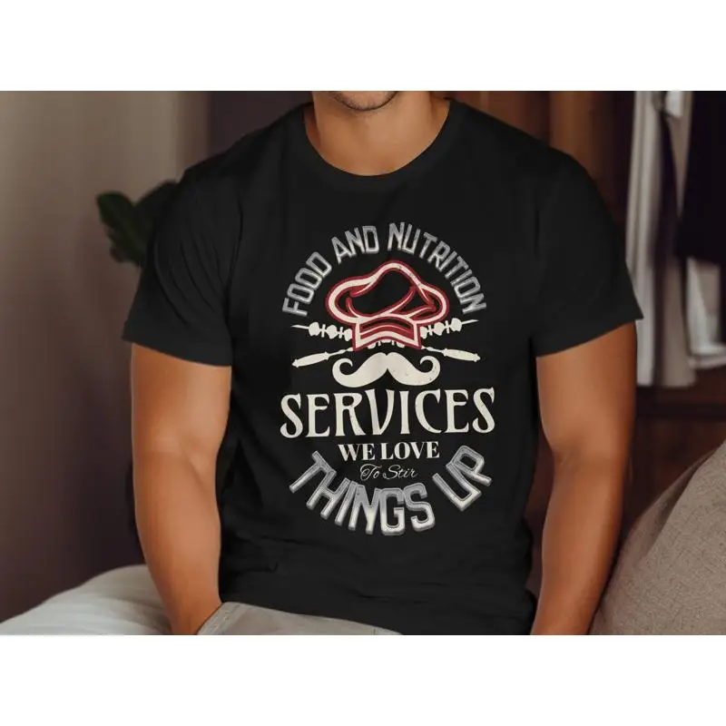 Servicios de nutrición alimentaria, camiseta We Love To Stir, nutricionista, dietici, trabajador dietético, dieta para estudiantes