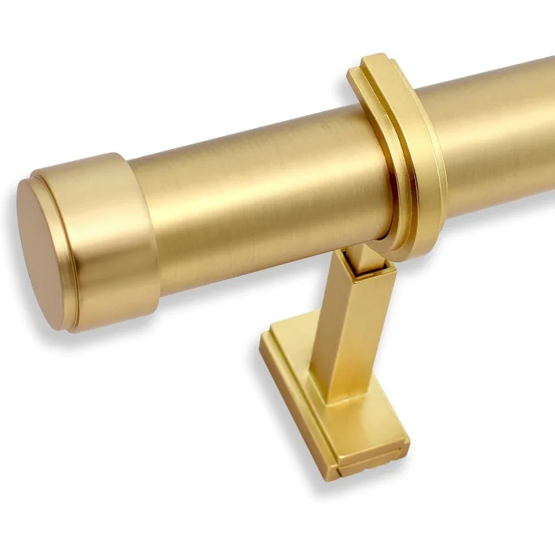 

Luxury 8 ft Custom Curtain Rod – 1 1/4" Large Diameter – Premium Brackets & Endcaps