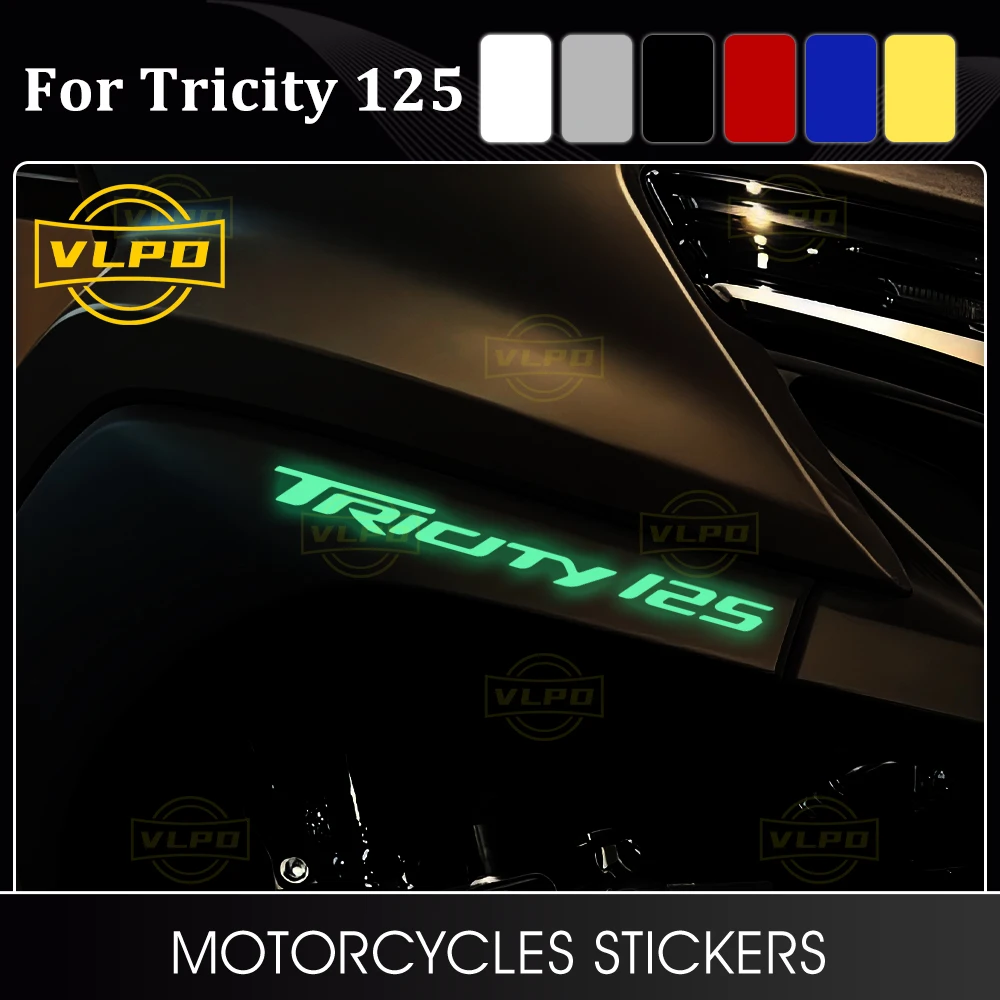 Motorcycle Glow Stickers Decal for Yamaha Tricity 125 Tricity125 2014 2015 2016 2020 2021 2022 2023 2024 2025 2026 Accessories