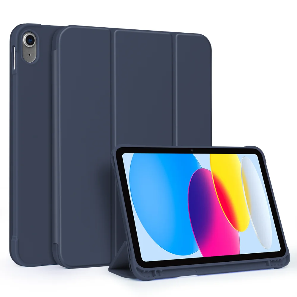 Für iPad Mini 6 7 iPad Pro 11 M4 iPad Air 11 M2/M3 10. A16 für Air 5/6/7/8 10.2 9.7 10.9 Shockpro Hülle mit seitlichem Stifthalter