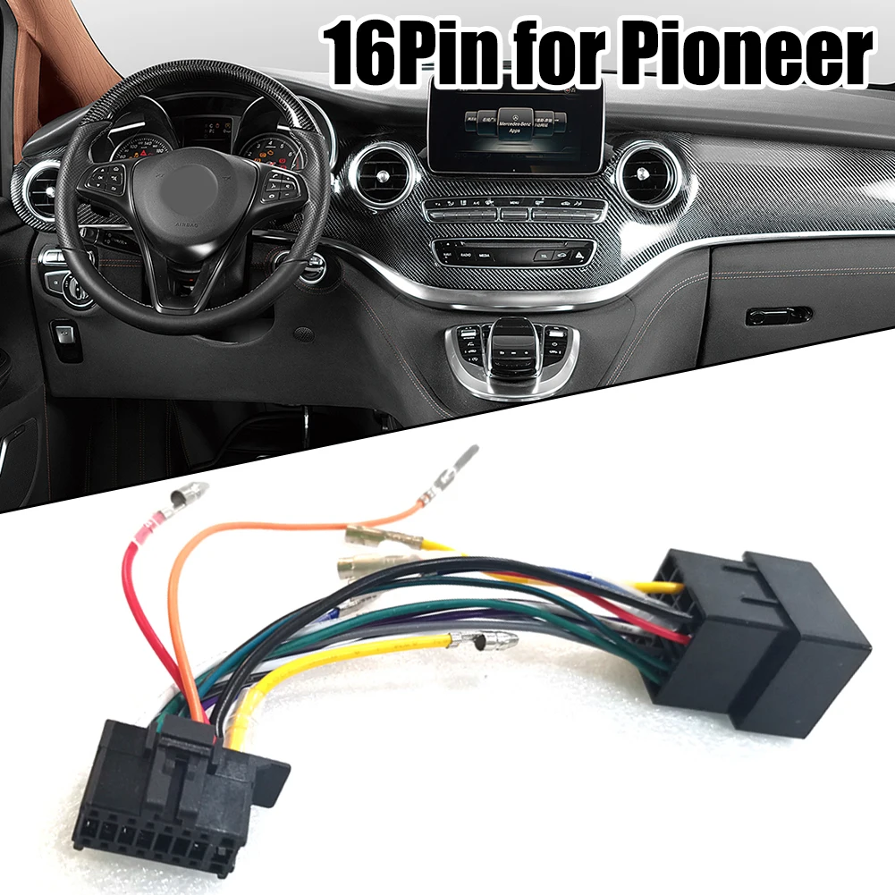 

CD Player Plug To ISO Audio Modification Lossless Connection Line Adapter Wiring Harness For Pioneer DEH Radio 2003-on For MVH