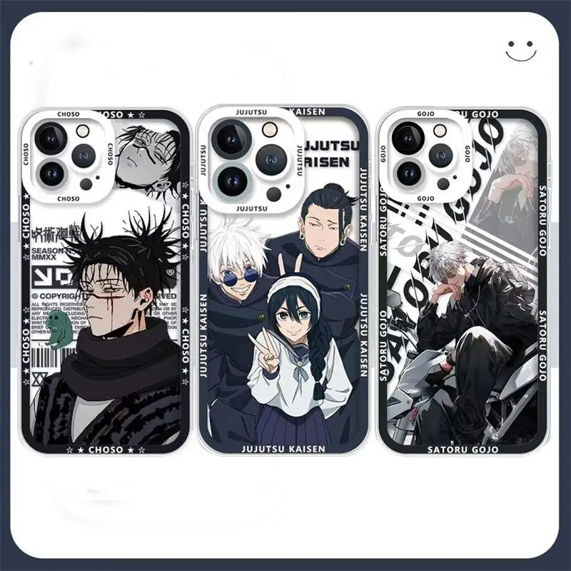 Anime Jujutsu Kaisen Case For VIVO Y02 Y03 Y75 Y36 Y22 Y22S Y76 V20 V30E V21E V23 V23E V25 V27 V27E V29E Pro Cover Okkotsu Yuta