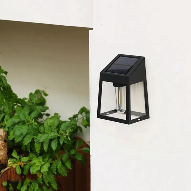 4PCS Solar Outdoor Light Garden Sunlight Wall Lamp Home Villa Balcony Wall Light Terrace Decorative Atmosphere Lights-A10G