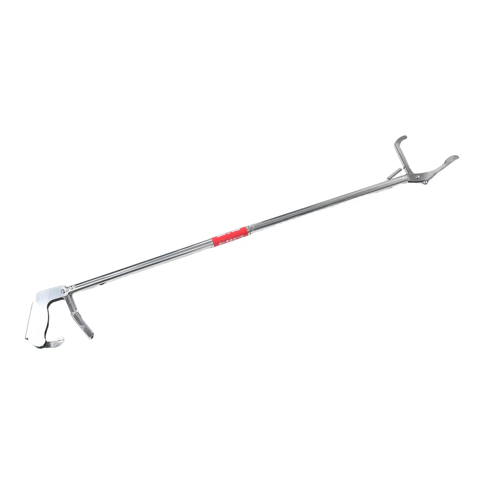 100Cm Stainless Steel Seafood Tool Crab Tongs Snake Clamp Eel Tong with Flexible Joint for Rugged Shores Fishing Gripper Crab
