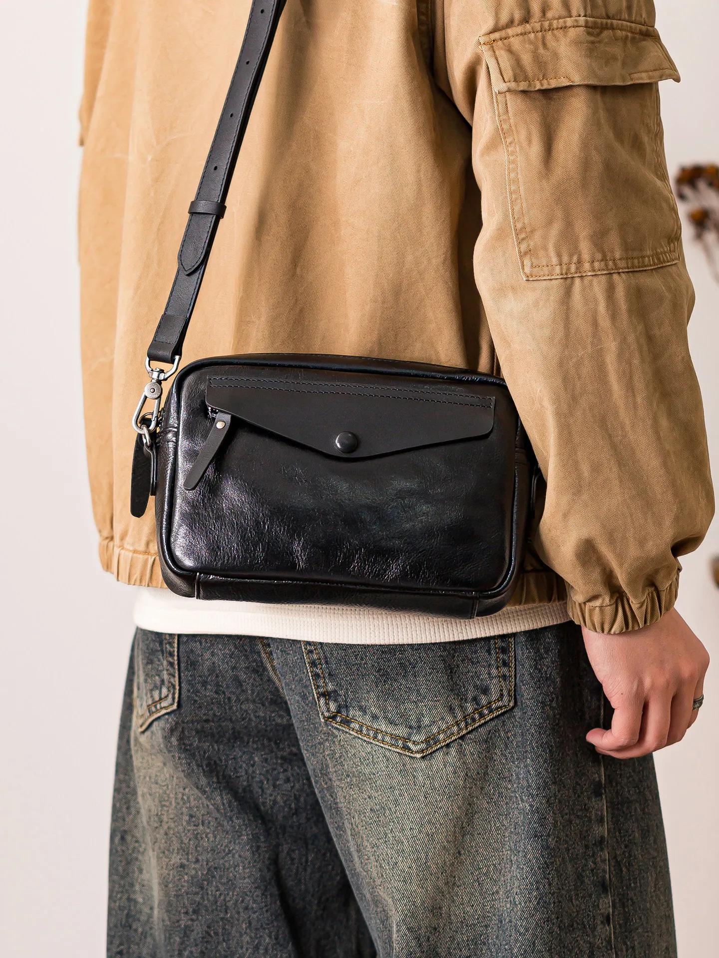 

PNDME модная повседневная роскошная мужская сумка через плечо из натуральной кожи высокого качества, роскошная сумка через плечо из коровьей кожи для повседневного использования на открытом воздухе и для вечеринок