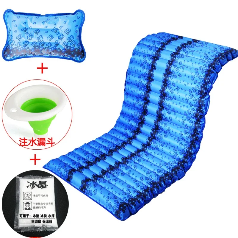 Portable Summer Cooling Water Filled Ice Pad Sofa Cushion Kids Nap Cold Mat Cool Sleeping Bed for Home Office Hot Weather Use view 5
