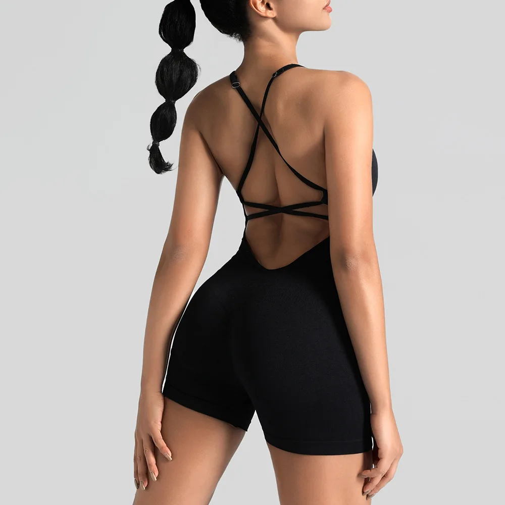 

Meibei Fitness Suit Wearing Quick-drying Clothes Yoga jumpsuit Sports suit Yoga Suit suit High-end Summer