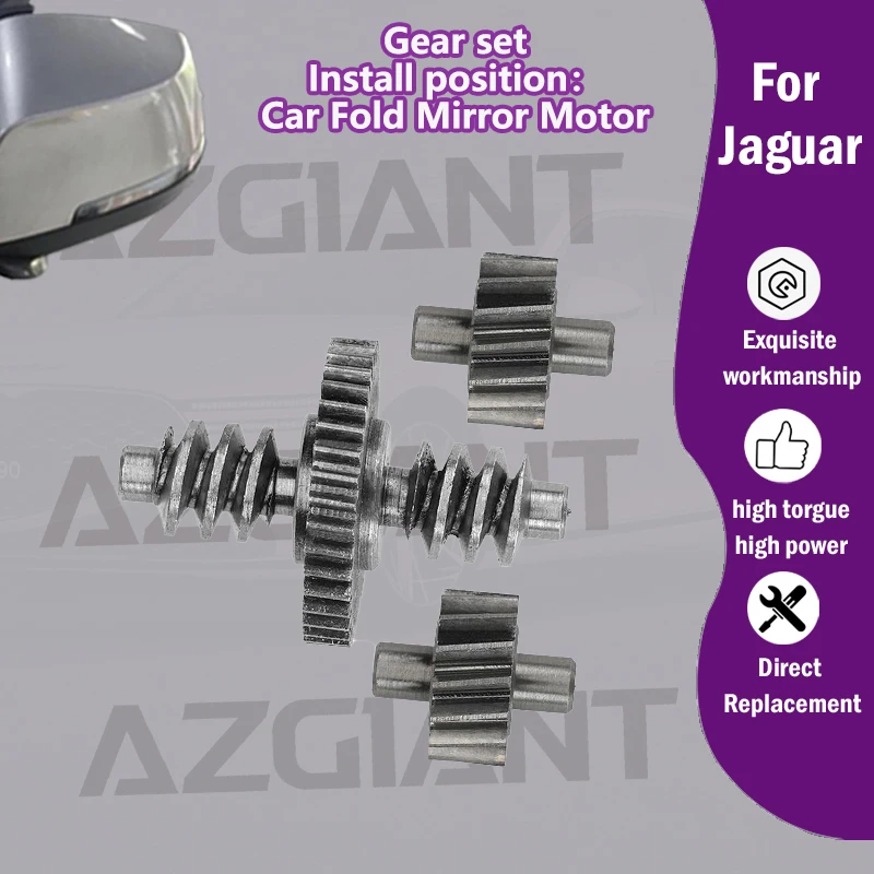 

1/5PCS AZGIANT Car power Fold Exterior Mirrors Motor 38/15T gear parts For Jaguar XF CC9/X250/XFR 9-WIRE/Sportbrake/XJ XJL X351