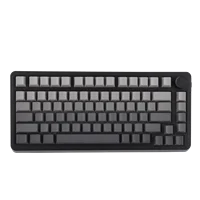 EPOMAKER EA75 75% Diseño QWERTY de EE. UU. Teclado mecánico inalámbrico con cable/2,4 GHz/Bluetooth montado en junta intercambiable en caliente retroiluminación RGB