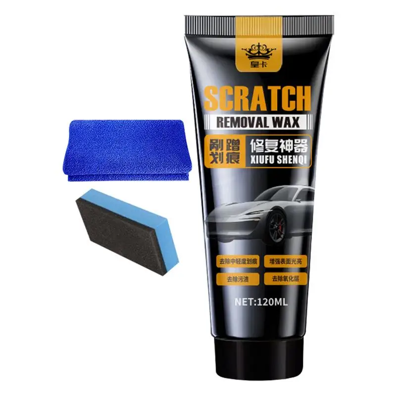 

Scratch Repair Wax For Car 120ml Auto Polish & Paint Restorer Easily Repair Paint Scratches Wax Car Polish Scratch Care Wax Auto