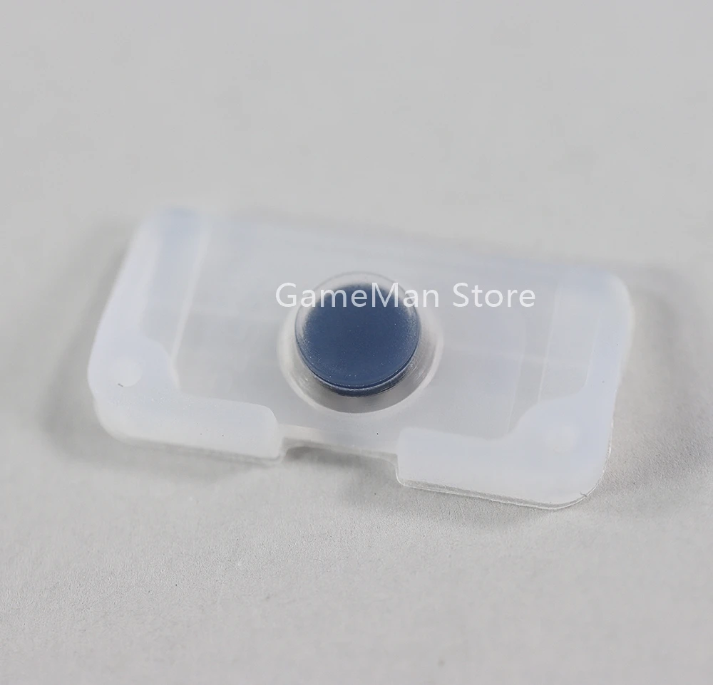 PS4 용 100pcs JDS-050 5.0 PS4 홈 키 컨트롤러 용 홈 전도성 고무 패드 투명 버튼 접촉 고무