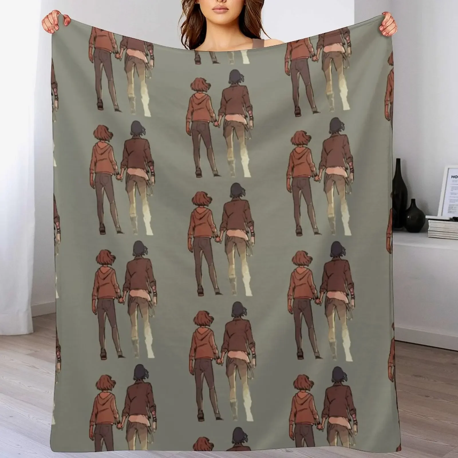 

Life is Strange True Colors Chenss Throw Blanket bed plaid christmas decoration For Decorative Sofa Furrys Blankets