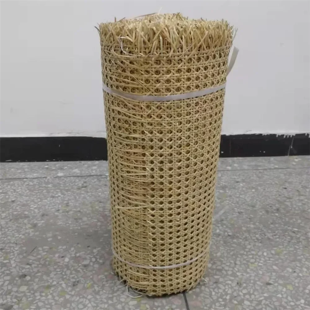 

15 Meters 90CM Wide Natural Indonesian Real Rattan Cane Webbing Roll Furniture Chair Table