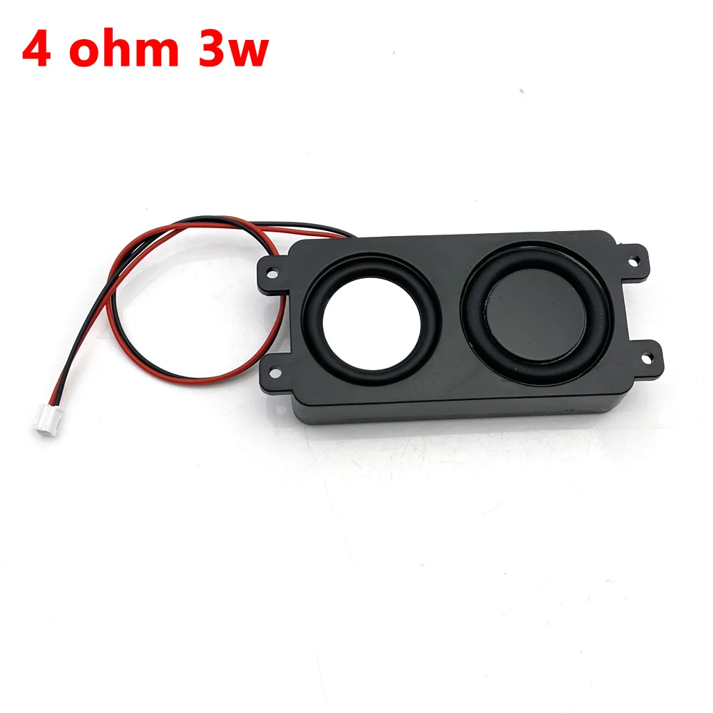 1pcs 4 ohm 3w 4 ohm 6w  Full Range Clear Sound Cavity Speaker Dual Vibration membrane Audio loudspeaker Box For TV computer