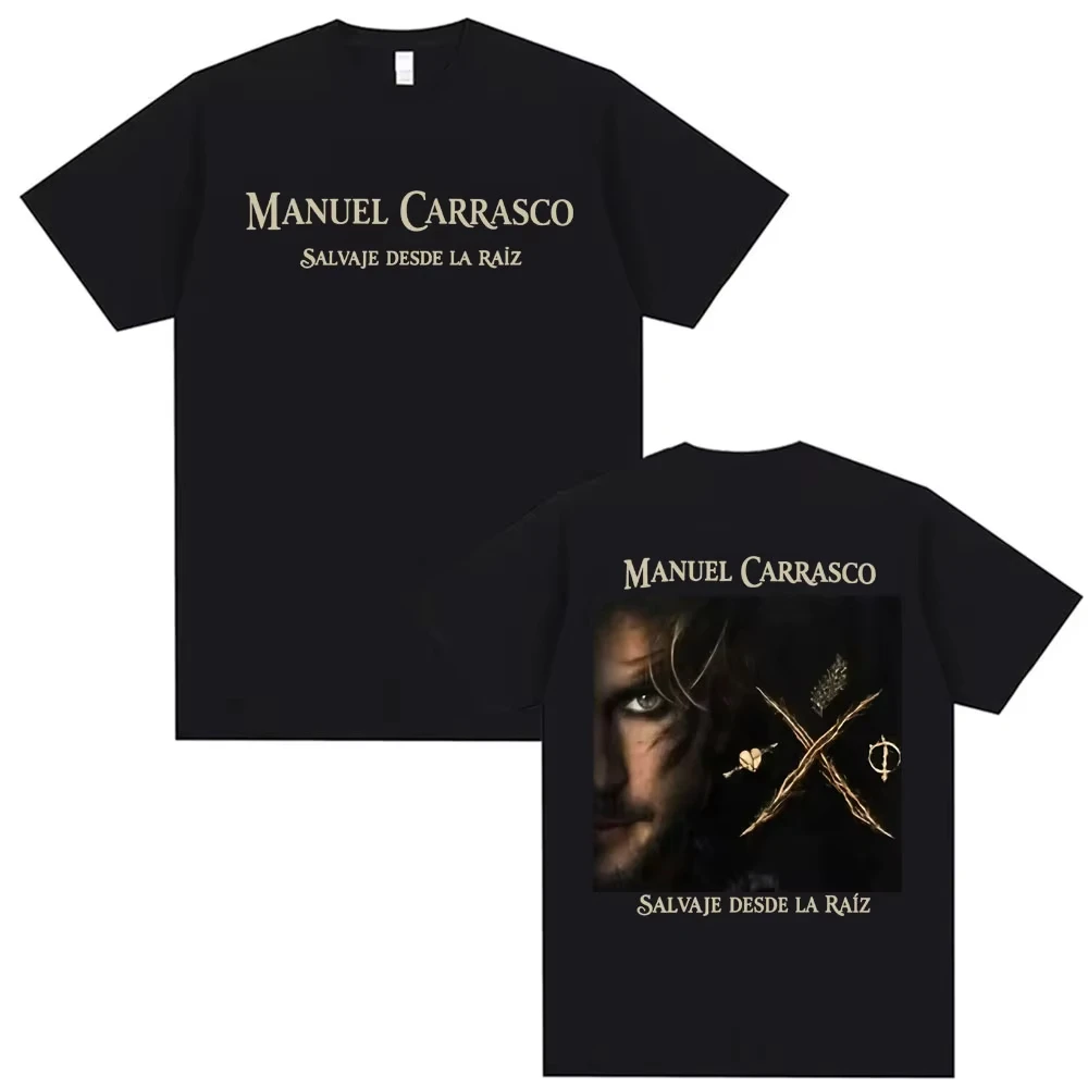 Manuel Carrasco 'Wild From The Roots' T-shirt Men's and Women's 2026 Limited Edition Fashion Vintage Luxury T-shirt