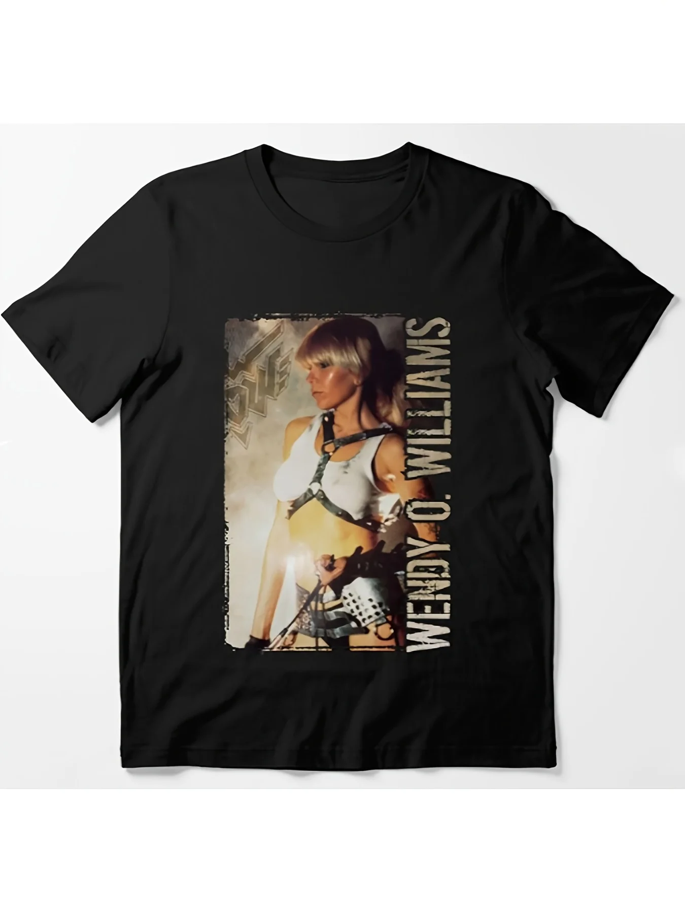 Футболка Wendy O Williams Plasmatics Band с рисунком в стиле панк-рок — черная, с коротким рукавом, хлопок 220 г, свободный крой, с круглым вырезом, авангард
