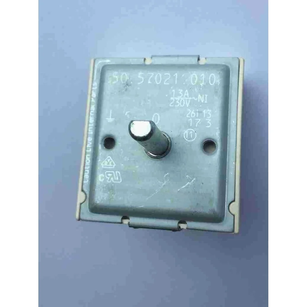 FOR Ego 50.57021.010 Energy Regulator Switch 230V 13A Electric Hob Control 6 To Full Metal Shaft 6x4.6mm 23mm Single Circuit