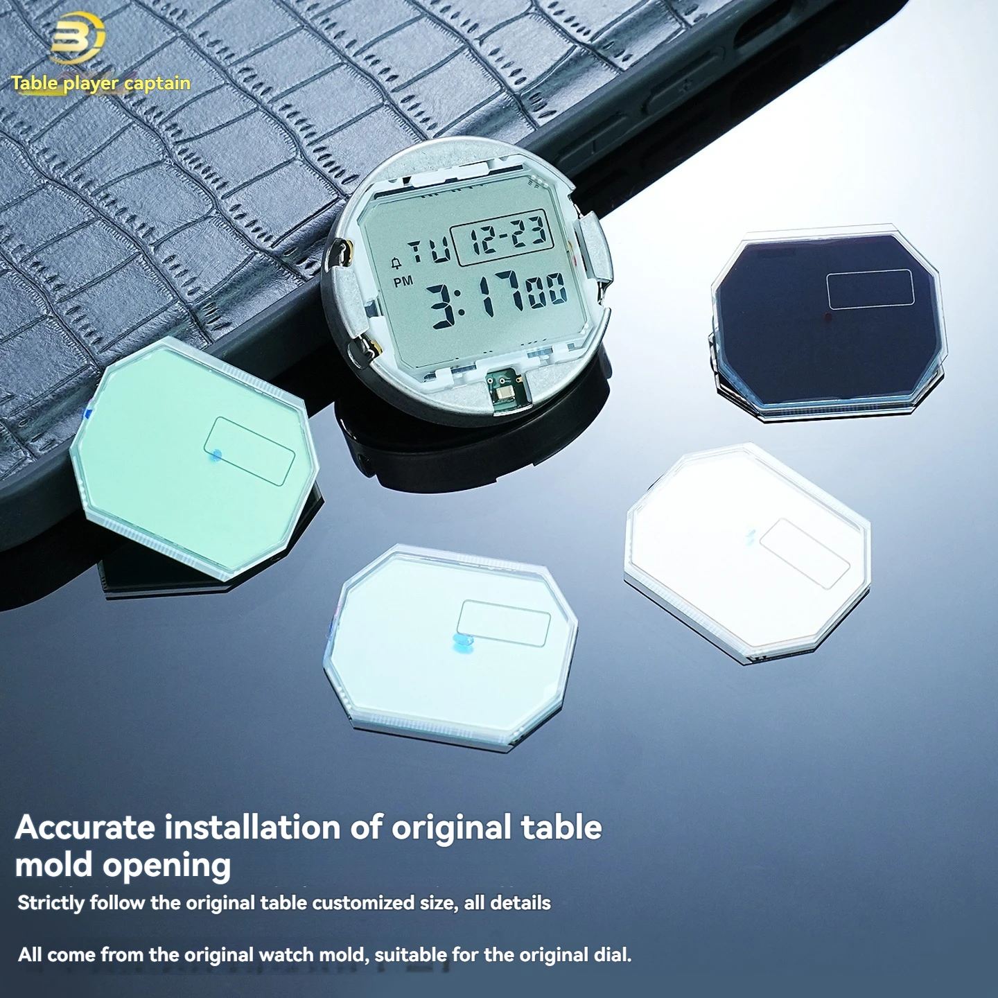For Casio Small Square Watch GW-B5600 Modified Watch Movement STN Screen Movement Screen Display Watch lenses Accessories