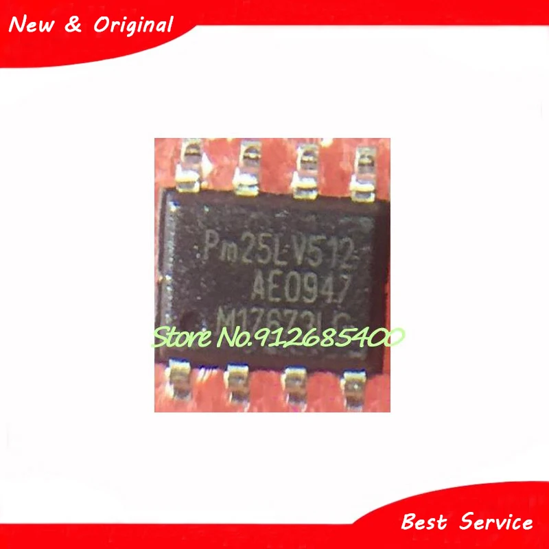 10 teile/los pm25lv512ae sop8 neu und original auf Lager