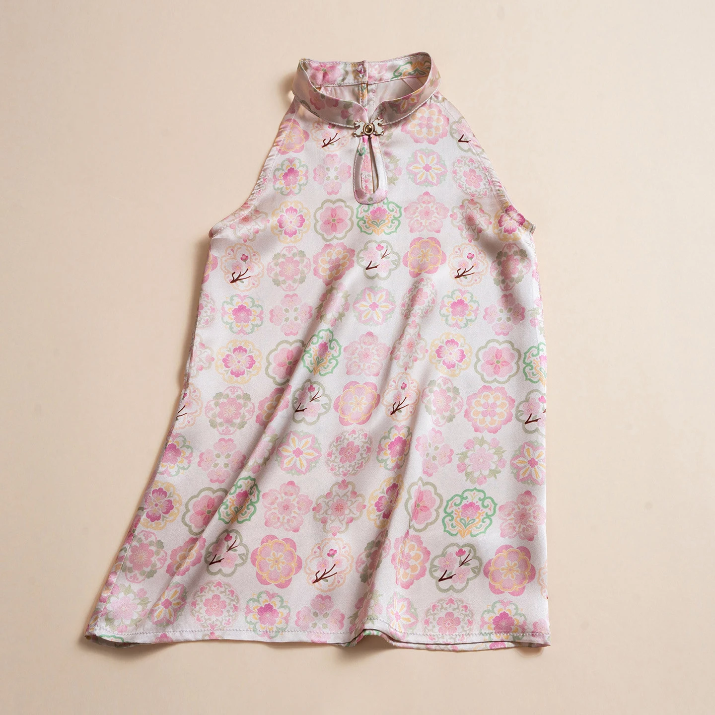 girls-100-silk-cheongsam-real-mulberry-silk-chinese-dress-floral-print-summer-qipao-toddler-kids-party-wedding