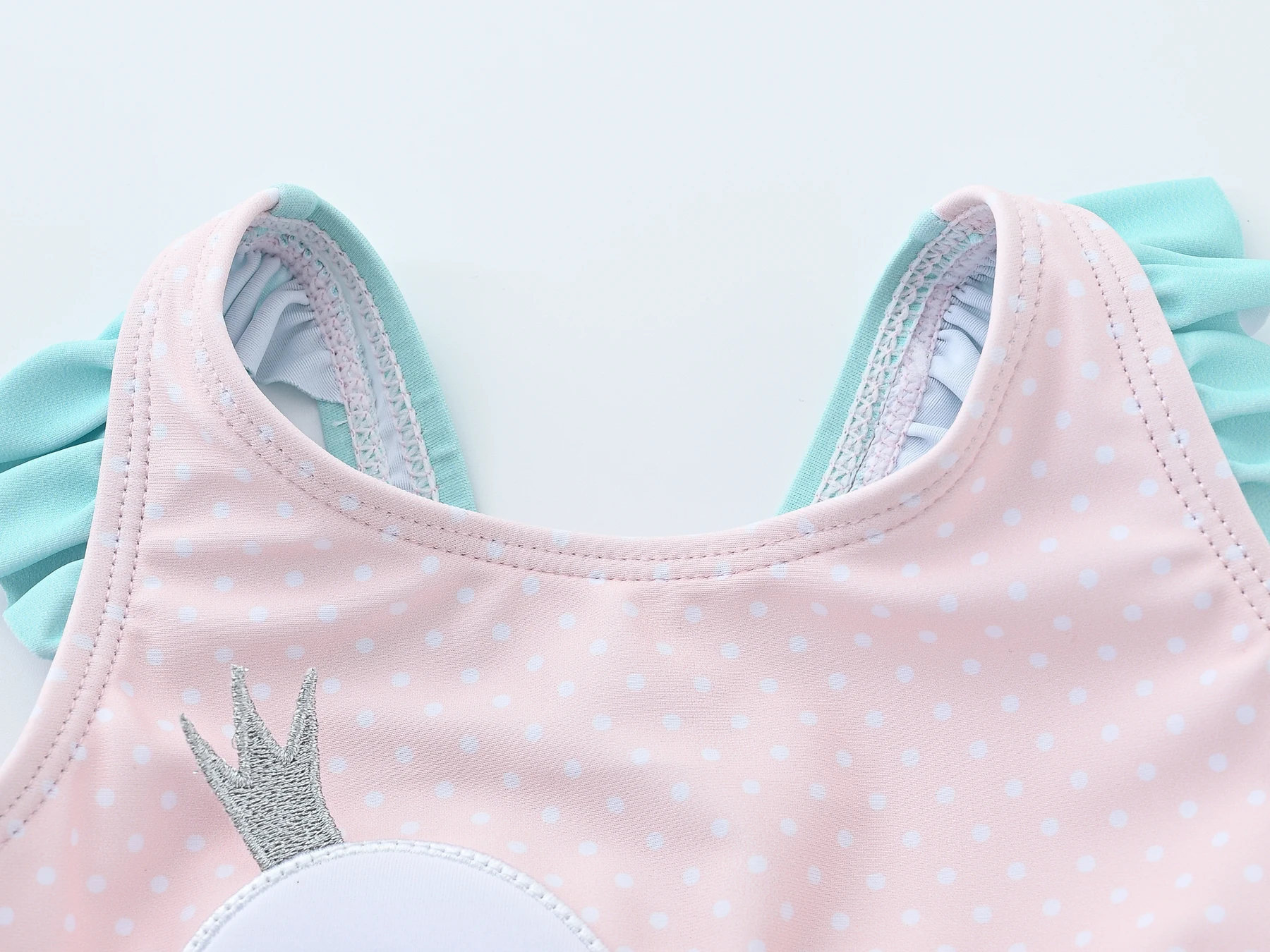 Honeyzone – maillot de bain complet rose pour filles, Protection du ventre, motif cygne, dessin animé, pour bébés, enfants et adolescents