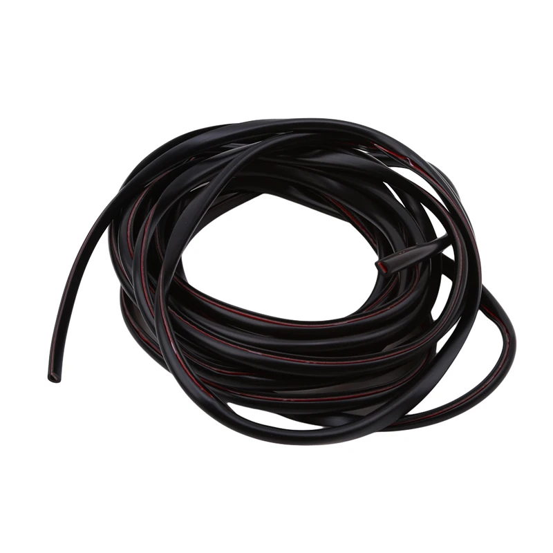 5m U Type Universal Car Door Protection Edge Guards Trim Styling Moulding Strip Rubber Scratch Protector For Car Auto