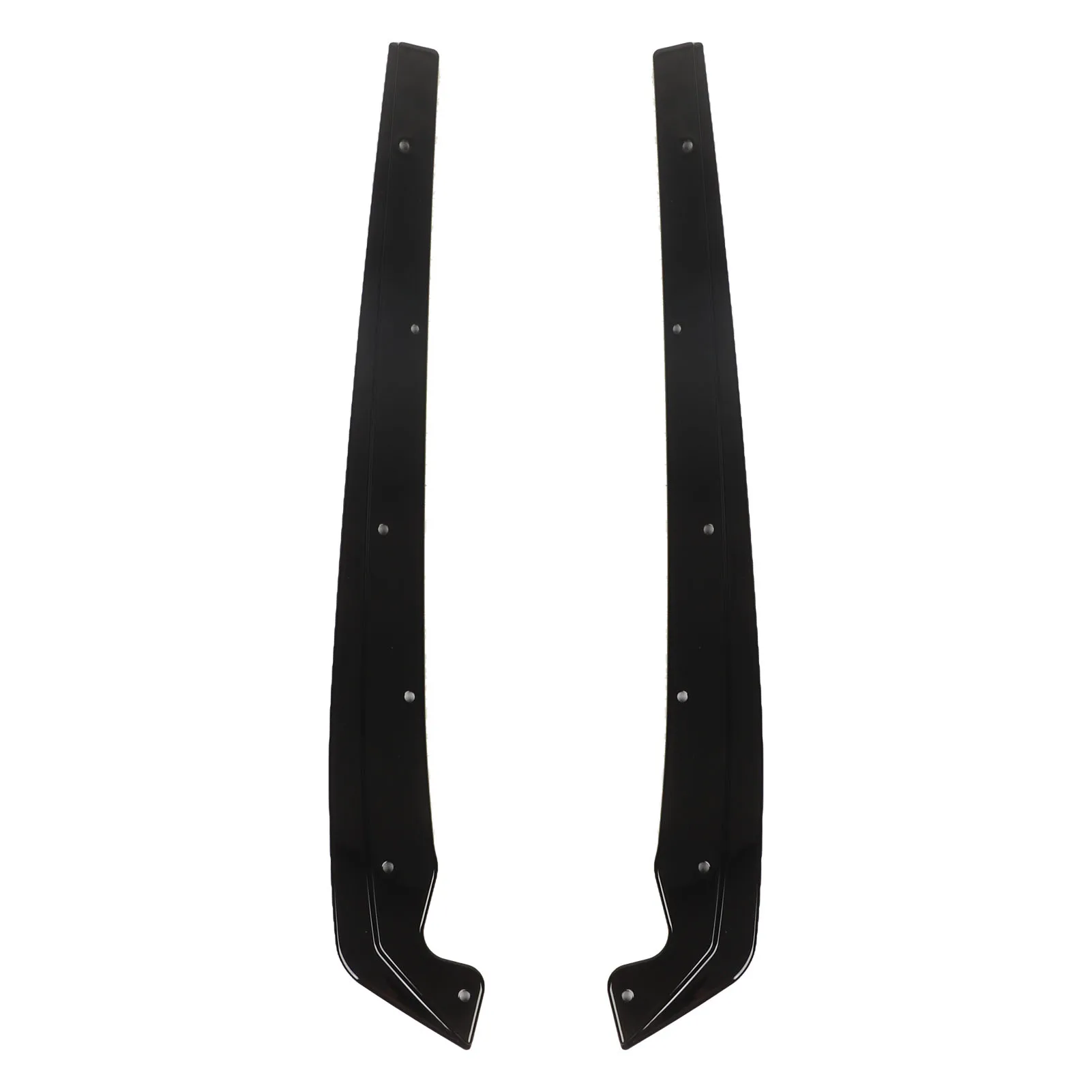 Glossy Black Rear Bumper Side Splitters Flaps for 5 Series G30 G31 M Sport 2017 2018 2019 2020 2021 2022 Car Accessories