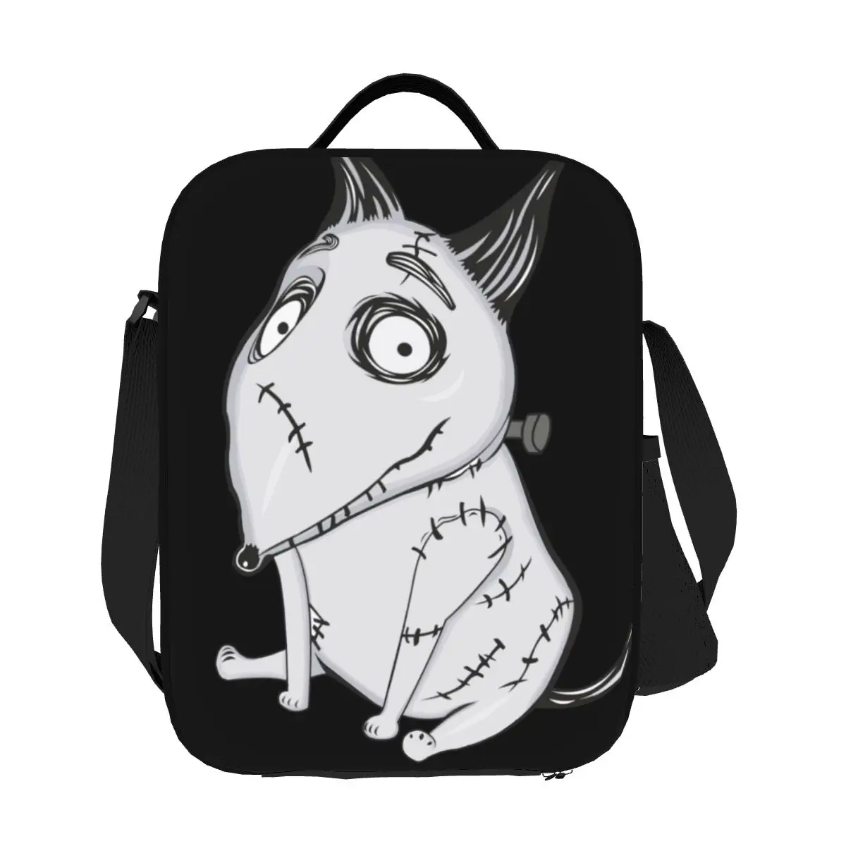 Custom Cute Frankenweenie Sparky Lunch Bag Women Cooler Thermal Insulated Lunch Boxes for Student School