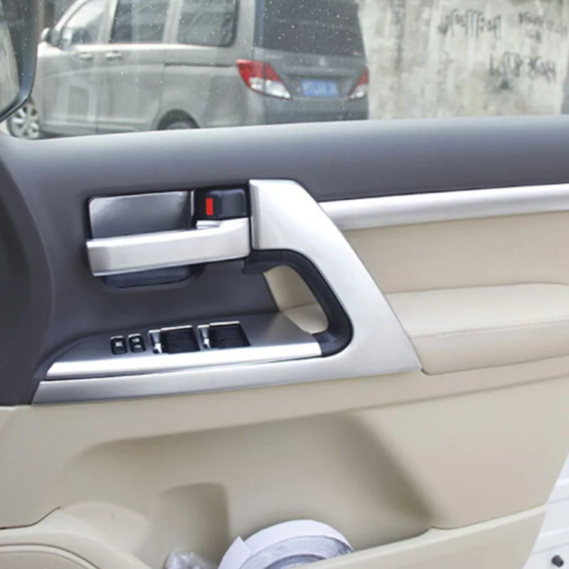 A95E-For Toyota Land Cruiser 200 LC200 Fj200 2008 2009 2010 2011 2012 2013 2014 2015 2016 2017 Door Armrest Glass Switch Trim Co