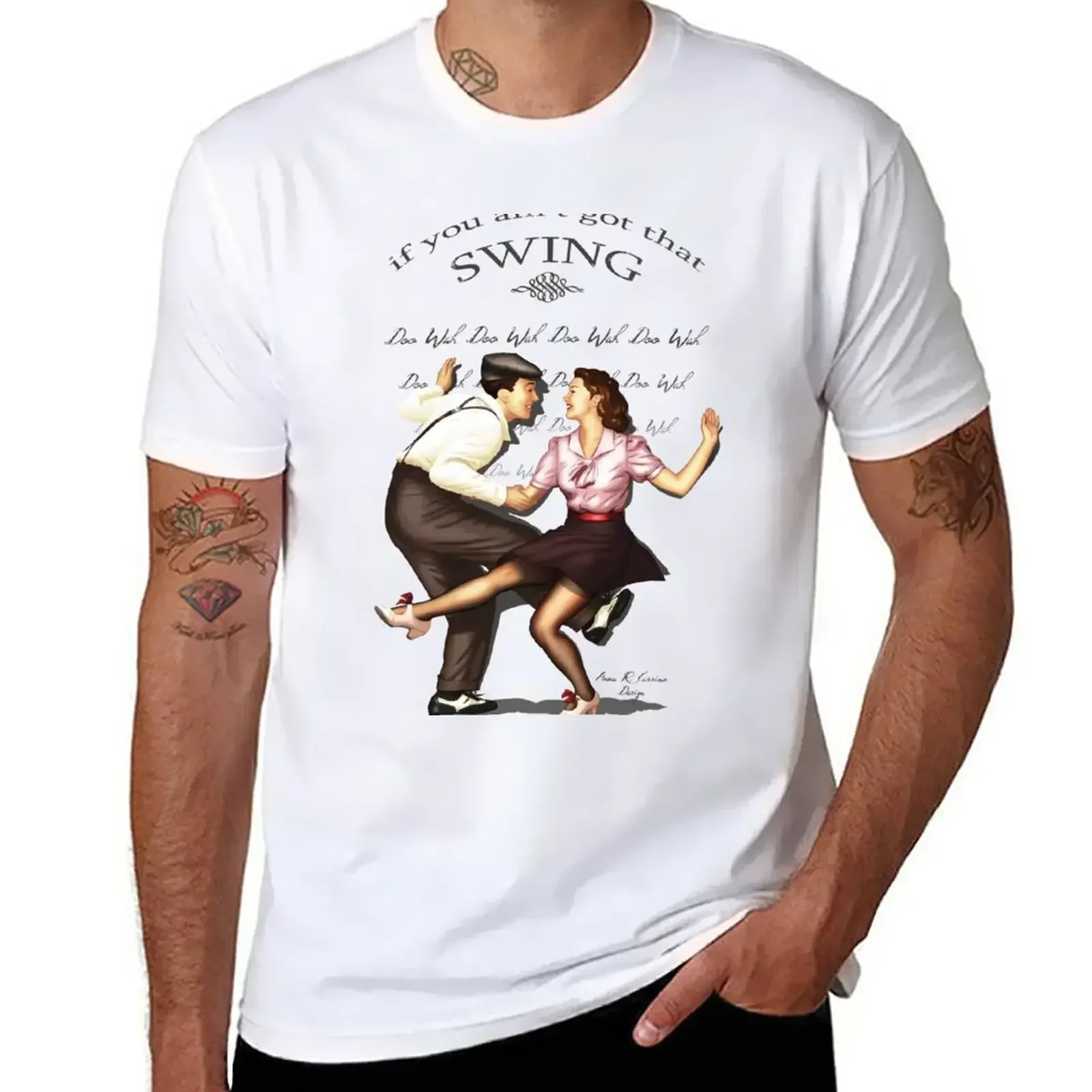 Lindy Hop T-Shirt hippie clothes funnys mens big and tall t shirts manga vintage anime clothes new in tops & tees shirt homme.