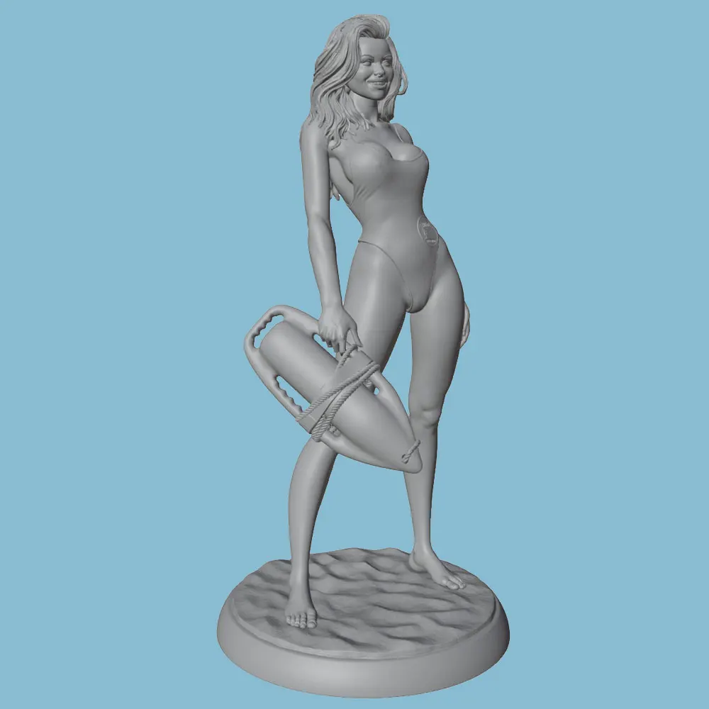 Miniatura resina 1/24 sin pintar – Figura de mascota para coleccionismo - imagen 4
