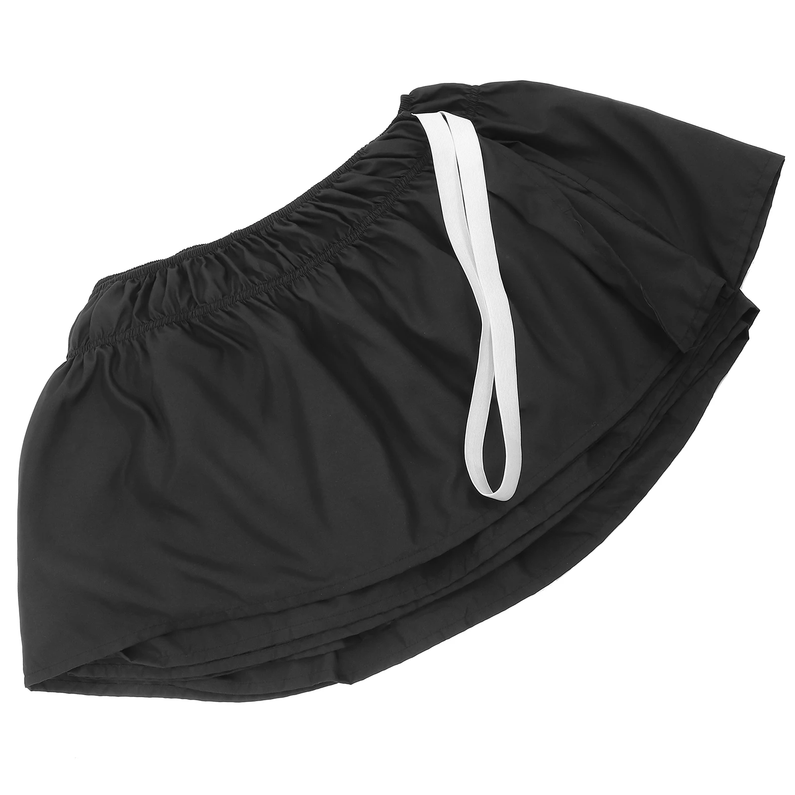 

Adjustable Elastic Fit for Easy Installation Washable Polyester Dust Ruffle Modern Bedroom Decor Long Drop Ruffle