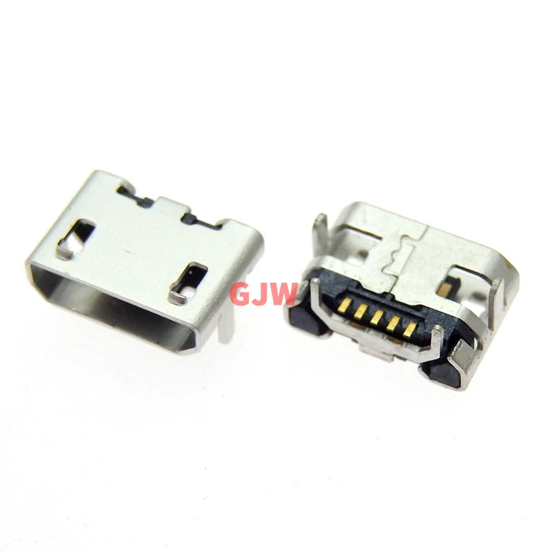 10pcs/lot Micro USB 5pin Jack Female Socket Connector OX Horn Type for Tail Charging Mobile Phone Sale at a Loss Russia